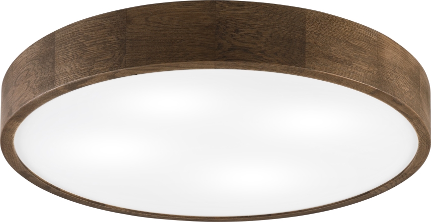 Brilagi - LED Потолочный светильник CARVALHO 4xE27/60W/230V орех Ø 57,5 см