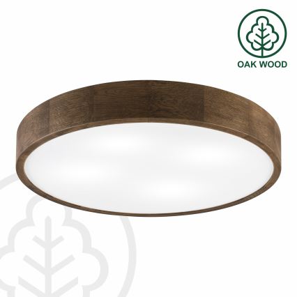 Brilagi - LED Потолочный светильник CARVALHO 4xE27/60W/230V орех Ø 57,5 см