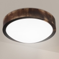 Brilagi - LED-потолочный светильник CARVALHO SLIM SMOKEY LED/20W/230V дуб, диаметр 27,5 см
