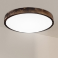Brilagi - LED потолочный светильник CARVALHO SLIM SMOKEY LED/36W/230V, дуб, диаметр 47,5 см