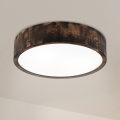 Brilagi - LED потолочный светильник CARVALHO SMOKEY LED/36W/230V дуб, диаметр 37,5 см