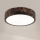 Brilagi - LED потолочный светильник CARVALHO SMOKEY LED/36W/230V дуб, диаметр 37,5 см