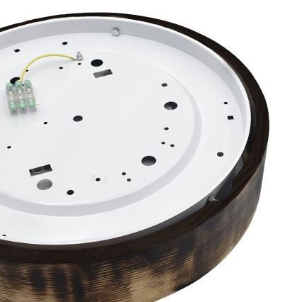 Brilagi - LED потолочный светильник CARVALHO SMOKEY LED/36W/230V дуб, диаметр 37,5 см