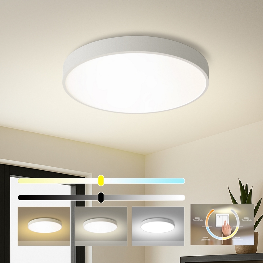 Brilagi - LED-потолочный светильник POOL LED/60W/230V 3000/4500/6000K, диаметр 60 см, белый