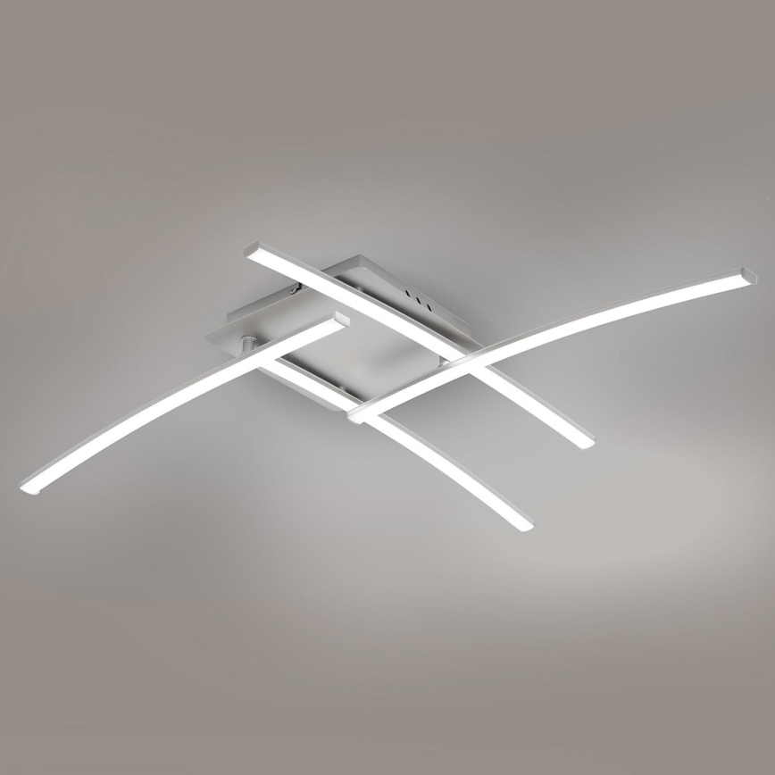 Brilagi - LED потолочный светильник STRIPES LED/32Вт/230В 69x69 см серебристый