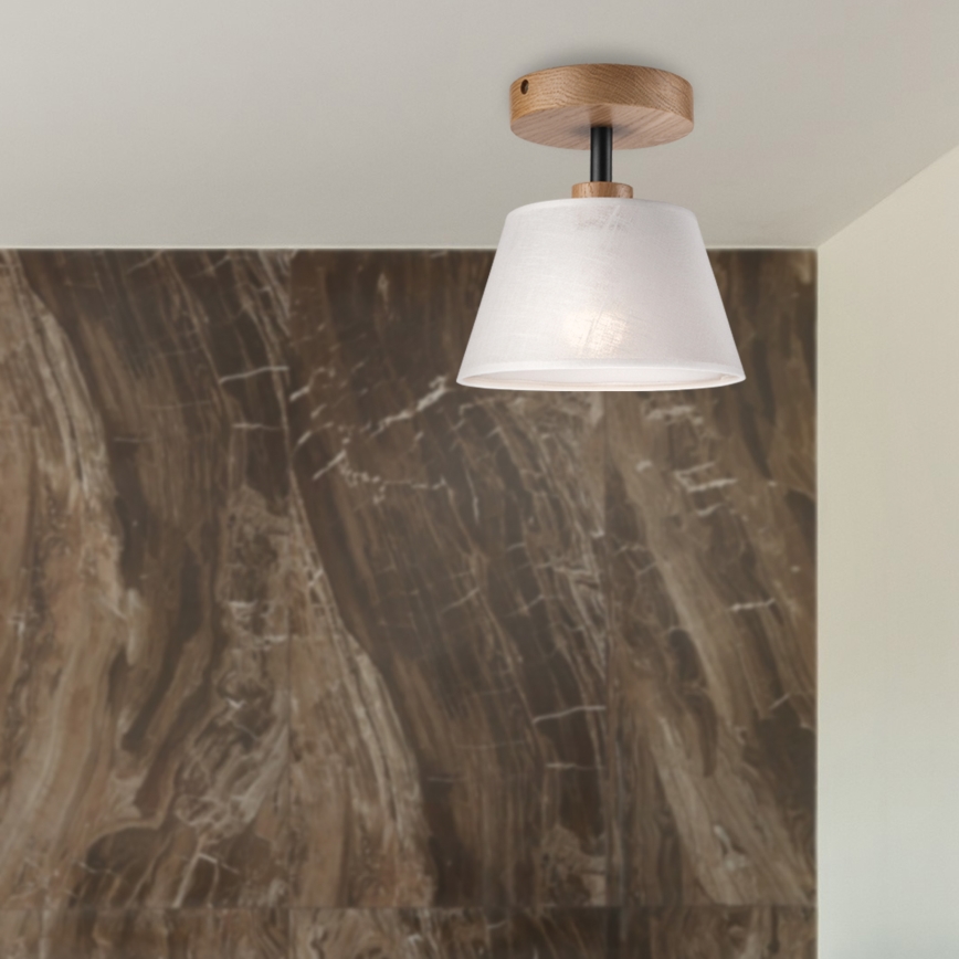 Brilagi - LED  Припотолочная люстра ANTHONY 1xE14/60W/230V дуб/белый