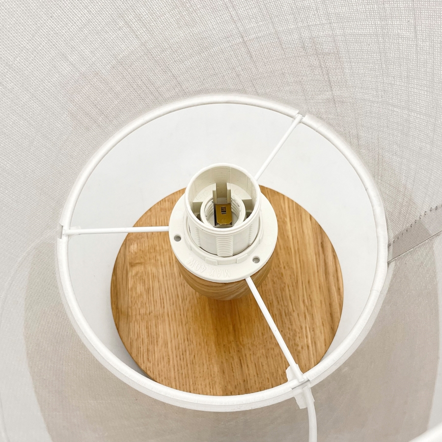 Brilagi - LED  Припотолочная люстра ANTHONY 1xE14/60W/230V дуб/белый