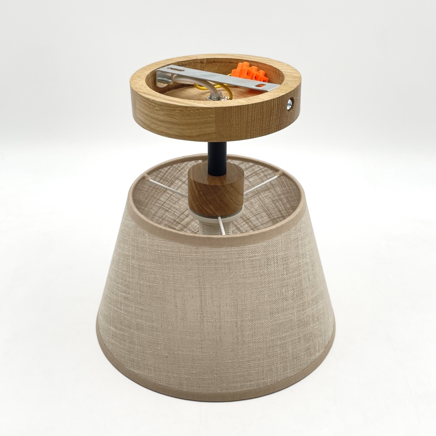 Brilagi - LED  Припотолочная люстра ANTHONY 1xE14/60W/230V дуб/бежевый