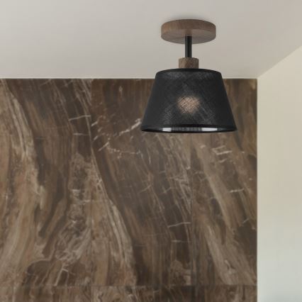 Brilagi - LED  Припотолочная люстра ANTHONY 1xE14/60W/230V дуб/черный