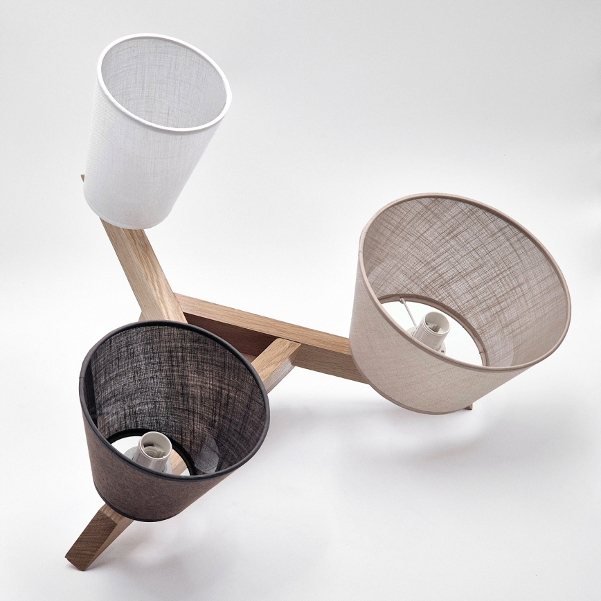 Brilagi - LED  Припотолочная люстра ANTHONY 3xE14/40W/230V дуб