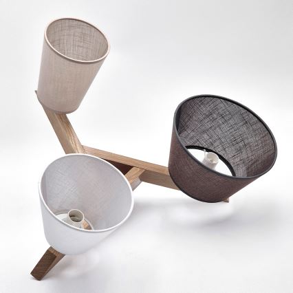 Brilagi - LED  Припотолочная люстра ANTHONY 3xE14/40W/230V дуб