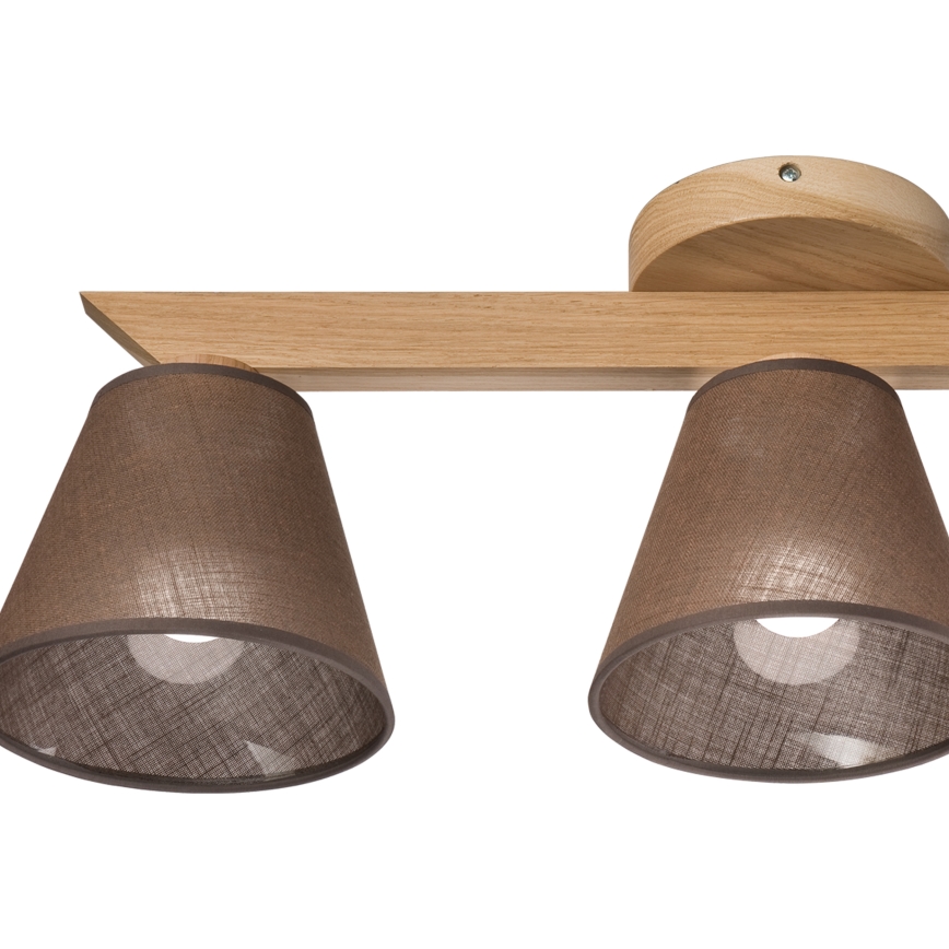 Brilagi - LED  Припотолочная люстра ANTHONY 3xE14/40W/230V дуб/коричневый