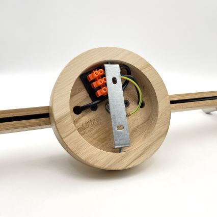 Brilagi - LED  Припотолочная люстра ANTHONY 3xE14/40W/230V дуб/коричневый