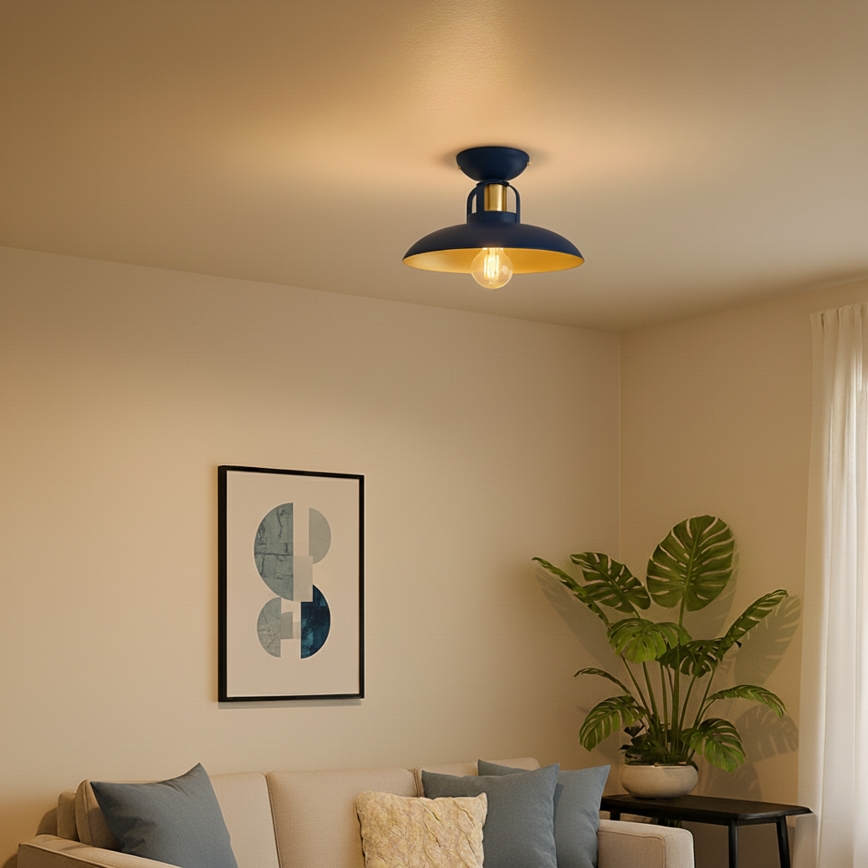 Brilagi - LED Припотолочная люстра FLAMENGO 1xE27/60W/230V синий