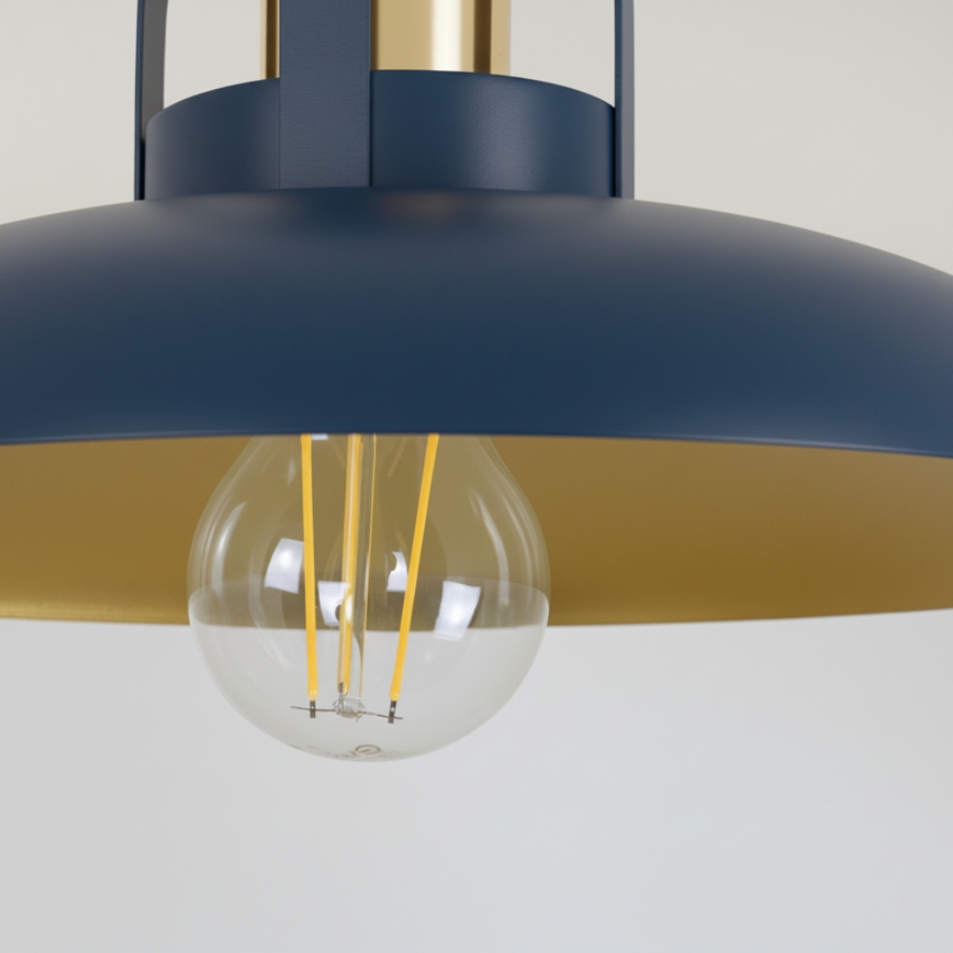 Brilagi - LED Припотолочная люстра FLAMENGO 1xE27/60W/230V синий