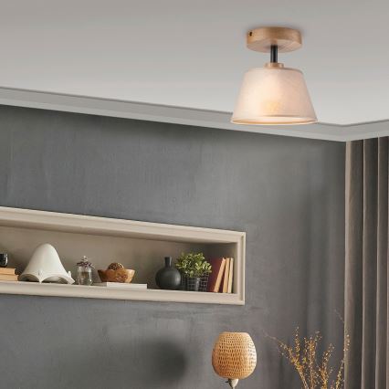 Brilagi - LED  Припотолочная люстра ANTHONY 1xE14/60W/230V дуб/бежевый