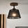 Brilagi - LED  Припотолочная люстра ANTHONY 1xE14/60W/230V дуб/черный