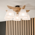 Brilagi - LED  Припотолочная люстра ANTHONY 5xE14/40W/230V дуб/белый