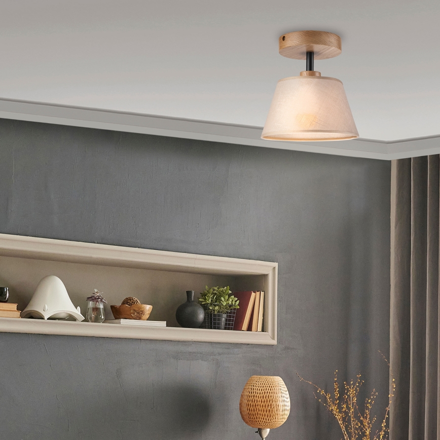 Brilagi - LED  Пристельова люстра ANTHONY 1xE14/60W/230V дуб/бежевий