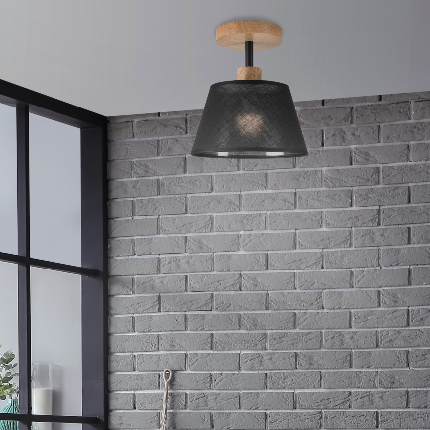 Brilagi - LED  Пристельова люстра ANTHONY 1xE14/60W/230V дуб/чорний