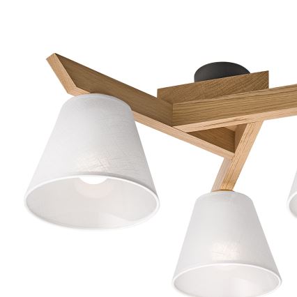 Brilagi - LED  Пристельова люстра ANTHONY 3xE14/40W/230V дуб/білий