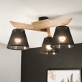 Brilagi - LED  Пристельова люстра ANTHONY 3xE14/40W/230V дуб/чорний