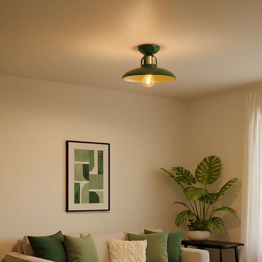 Brilagi - LED Пристельова люстра FLAMENGO 1xE27/60W/230V зелений