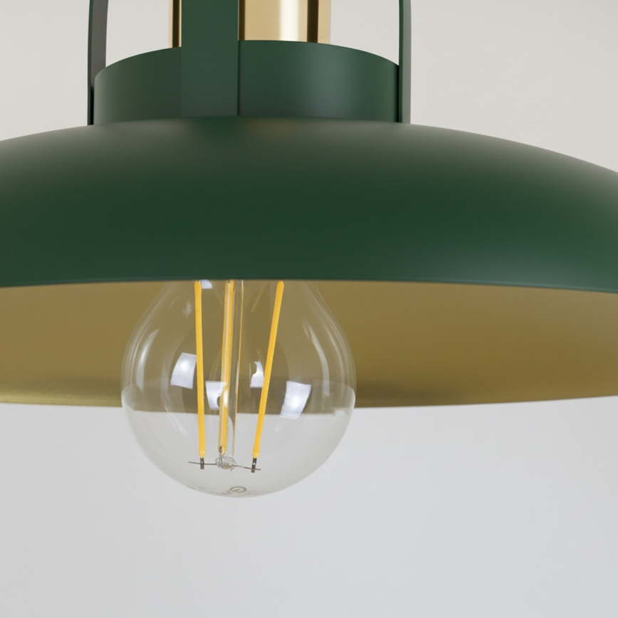 Brilagi - LED Пристельова люстра FLAMENGO 1xE27/60W/230V зелений