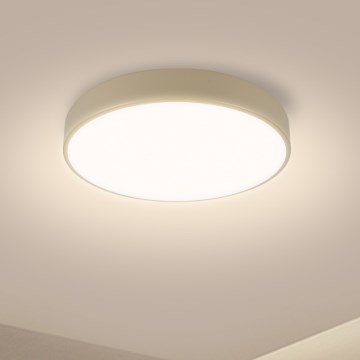 Brilagi - LED регулираща таванска лампа POOL LED/36W/230V 3000-6000K диаметър 30 см бежова + дистанционно управление