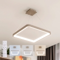 BRILAGI - LED Регулируемая по яркости люстра на тросе FALCON SLIM LED/50W/230V 3000-6500K 50x50 cm бежевый + дистанционное управление