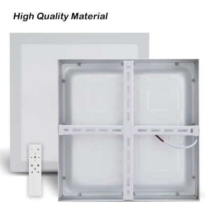 Brilagi - LED Регулируемая потолочная люстра для ванной FRAME SMART LED/24W/230V 30x30 см 3000-6000K IP44 белая + дистанционное управление