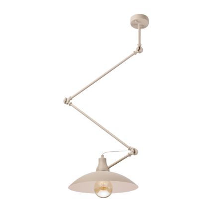 BRILAGI - LED регульована люстра на штанзі IRONBEAM 1xE27/60W/230V бежева