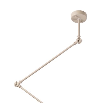 BRILAGI - LED регульована люстра на штанзі IRONBEAM 1xE27/60W/230V бежева