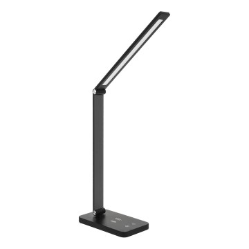 Brilagi - LED регульована сенсорна настільна лампа з бездротовою зарядкою QI MODO CHARGE LED/7W/5V 3000/4000/6000K чорна