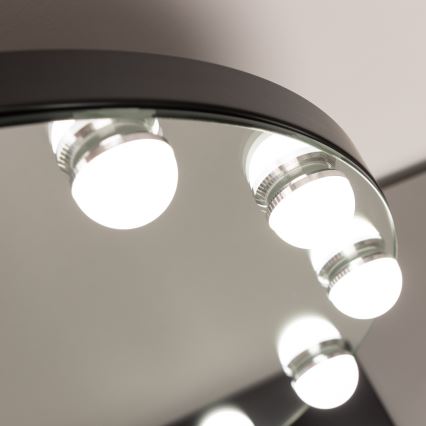Brilagi - LED регульоване дзеркало для макіяжу HOLLYWOOD LED/12W/230V 3000/4000/6500K