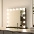 Brilagi - LED регульоване дзеркало для макіяжу HOLLYWOOD LED/15W/230V 3000/4000/6500K