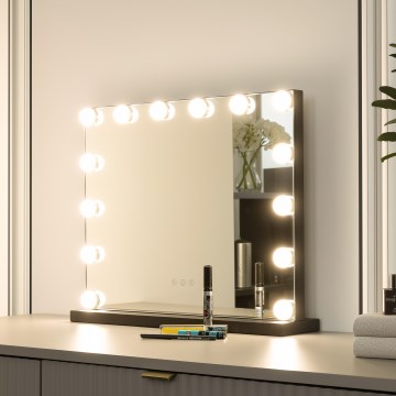 Brilagi - LED регульоване дзеркало для макіяжу HOLLYWOOD LED/15W/230V 3000/4000/6500K