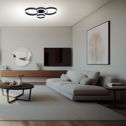 Brilagi - Світлодіодний регульований стельовий світильник ORBITS LED/49W/230V 3000-6000K + дистанційне керування