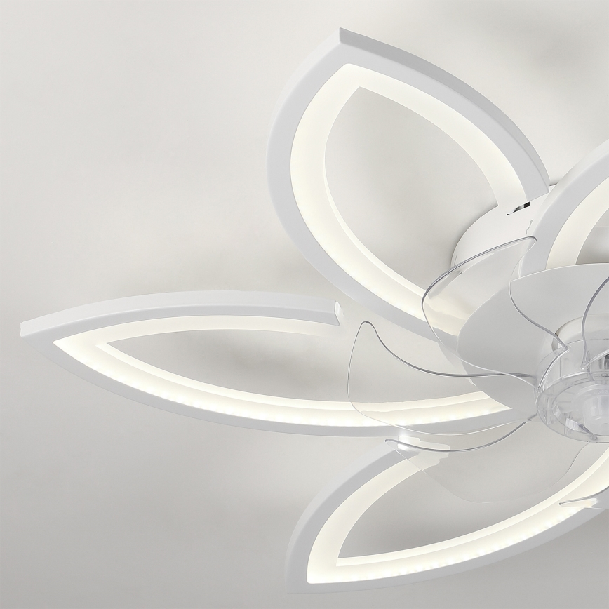 Brilagi - Світлодіодний регульований стельовий світильник з вентилятором LED/50W/230V 3000-6500K білий + дистанційне керування