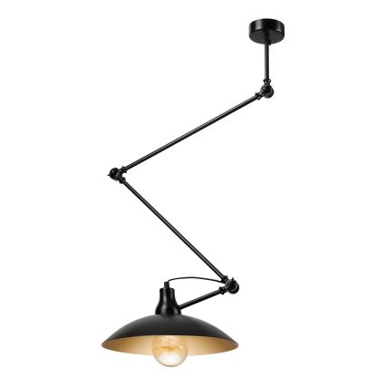 BRILAGI - LED регульований підвісний світильник на штанзі IRONBEAM 1xE27/60W/230V чорний