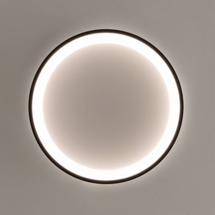 Brilagi - LED затемнюваний стельовий світильник FALCON SLIM LED/42W/230V 3000-6500K, діам. 50 см, чорний + пульт дистанційного керування