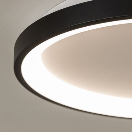 Brilagi - LED затемнюваний стельовий світильник FALCON SLIM LED/42W/230V 3000-6500K, діам. 50 см, чорний + пульт дистанційного керування