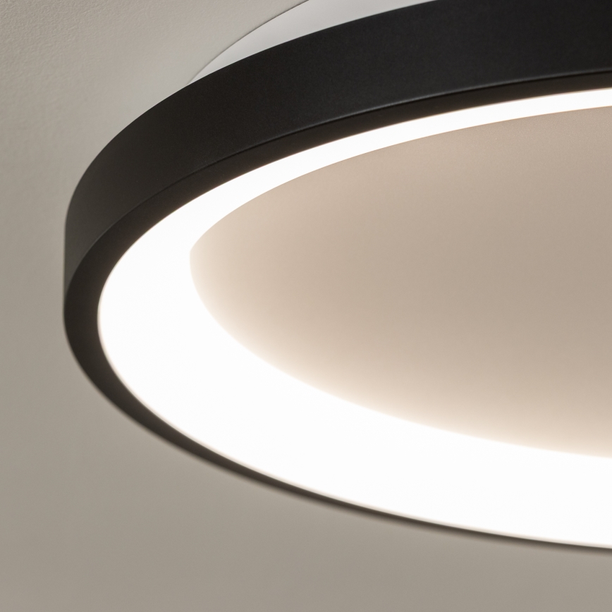 Brilagi - LED затемнюваний стельовий світильник FALCON SLIM LED/42W/230V 3000-6500K, діам. 50 см, чорний + пульт дистанційного керування