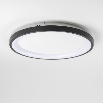 Brilagi - LED затемнюваний стельовий світильник FALCON SLIM LED/42W/230V 3000-6500K, діам. 50 см, чорний + пульт дистанційного керування