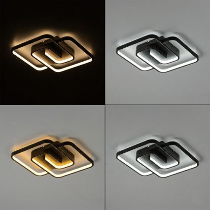 Brilagi - LED стельовий світильник VELO LED/64W/230V 3000-6500K 48x48 см з можливістю регулювання яскравості + пульт дистанційного керування