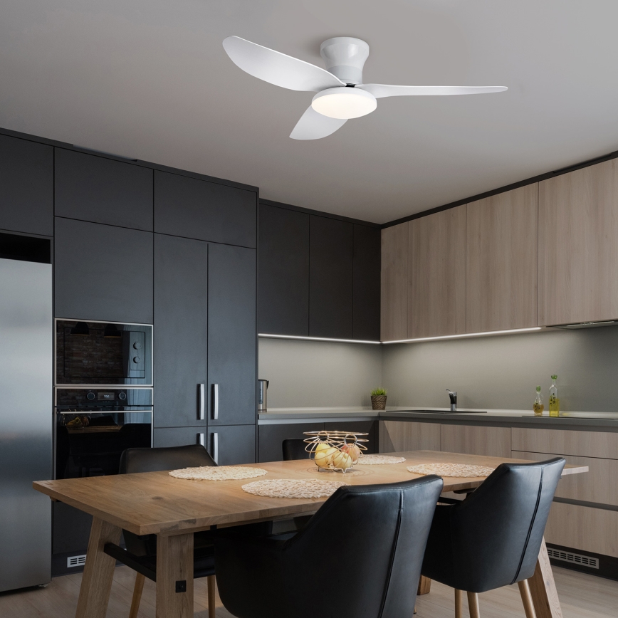 Brilagi - Світлодіодний регульований стельовий вентилятор LED/30W/230V 3000-6500K білий + дистанційне керування