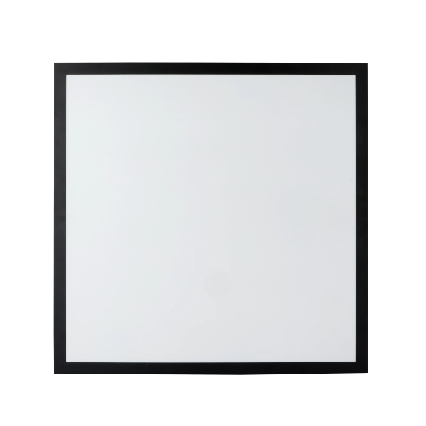 Brilagi - димований стельовий світильник для ванної кімнати FRAME SMART LED/50W/230V 60x60 cm 3000-6000K IP44 чорний + пульт дистанційного керування