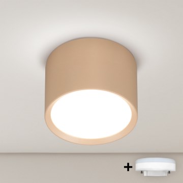 BRILAGI - LED RGB+CCT диммируемый точечный светильник SMOOTH 1xGX53/14W/230V 60x82 mm 2700-6500K Wi-Fi Tuya бежевый