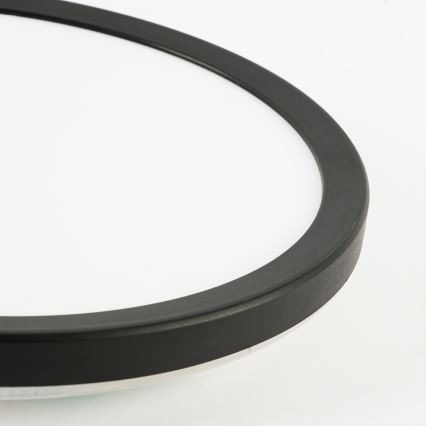 Brilagi - LED RGBW диммируемый потолочный светильник ULTRA SLIM LED/18 Вт/230 В 2700–6500 К Ø 30 см черный + пульт дистанционного управления