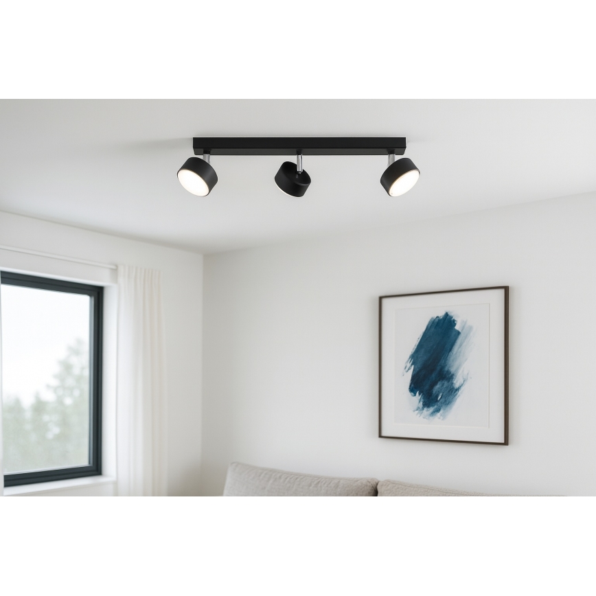 BRILAGI - светодиодный RGB+CCT диммируемый точечный светильник MONO 3xGX53/14W/230V 2700-6500K Wi-Fi Tuya черный
